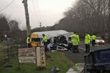 A cancer patient van involved in a double fatality crash in northern Tasmania