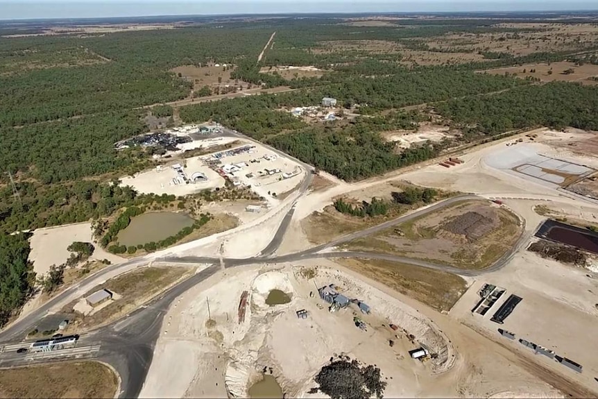 Waste storage facility near Chinchilla operated by We Kando Pty Ltd.