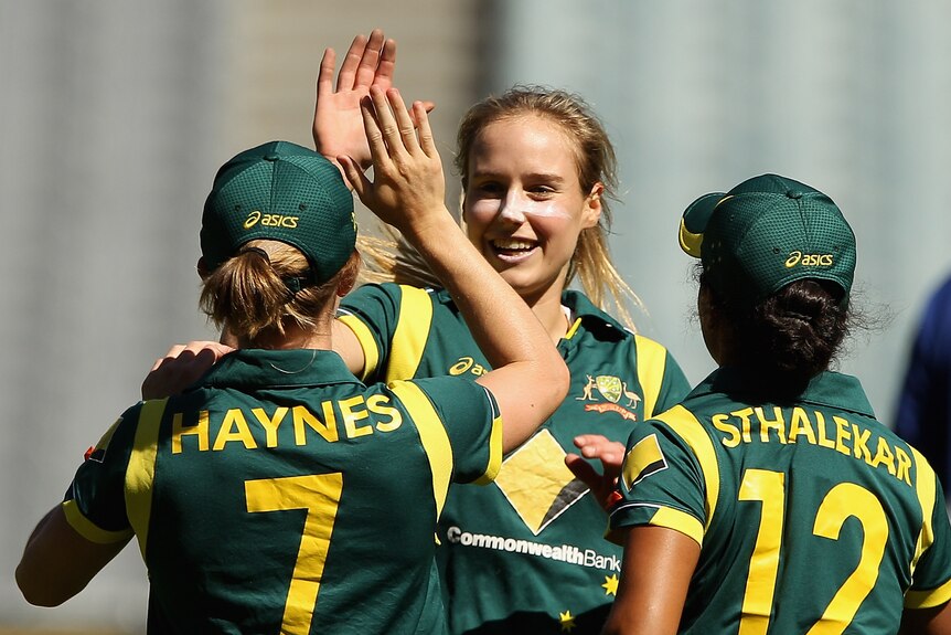 World champ ... Southern Stars cricketer Ellyse Perry