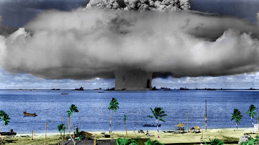 Big nuke explosion