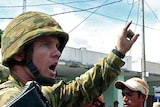 Dili ... Australian troops are searching Alkatiri supporters. (File photo)