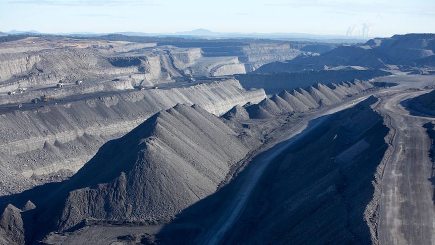 Rio Tinto's Mount Thorley Warkworth open-cut mine near Bulga.