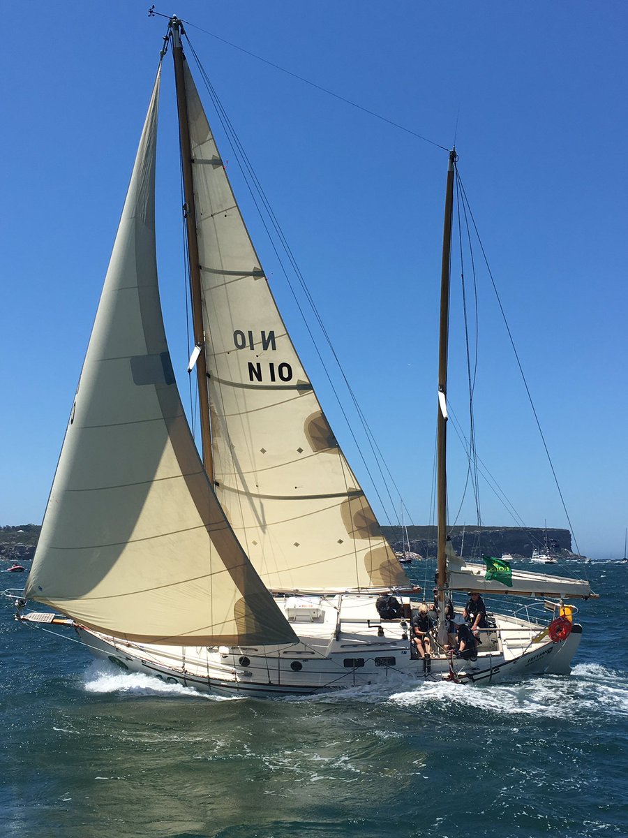 Sydney Hobart Yacht Race entry Freyja, a 1945 timber yacht, ready to