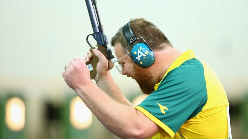 Repacholi celebrates shooting gold