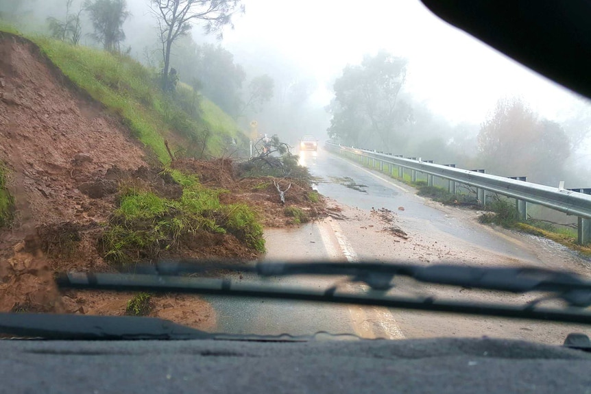 Mudslide on Greenhill Road