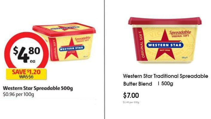 Western Star butter tub
