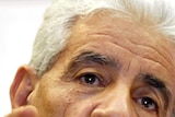 Libyan Foreign Minister Moussa Koussa speaks during a press conference