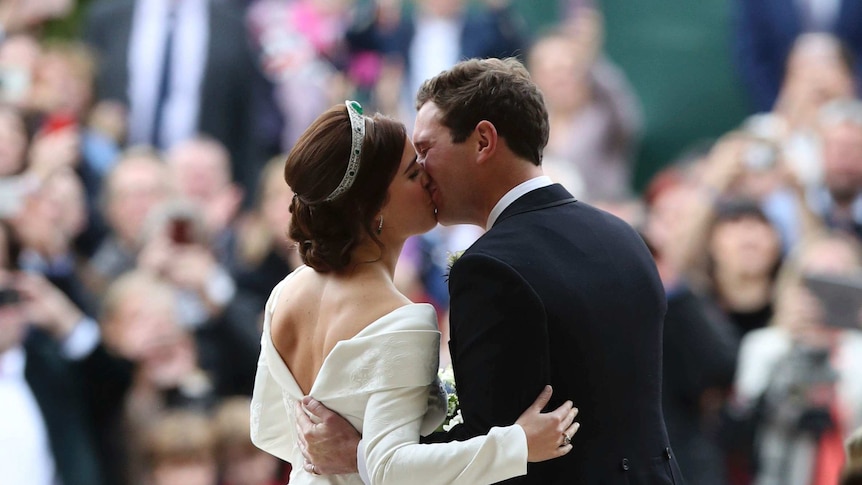 Princess Eugenie marries wine merchant Jack Brooksbank at Windsor Castle (Photo: AP)