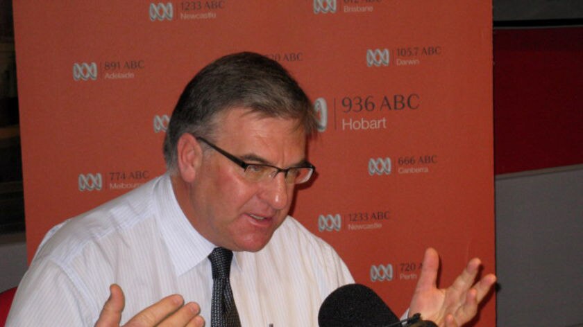 Tasmanian Infrastructure Minister, Graeme Sturgess June 17, 2008.