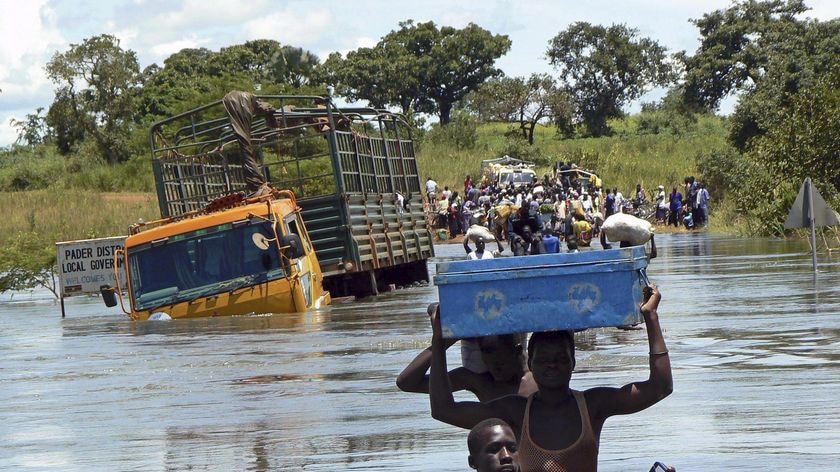 Flood-affected Uganda