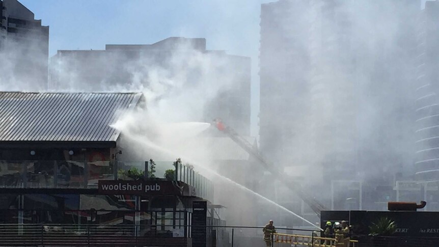 Fire at Wool Shed