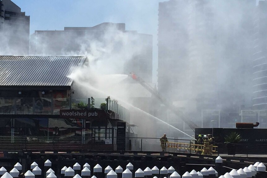Fire at Wool Shed