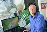 Kerry O'Keeffe in the commentary box