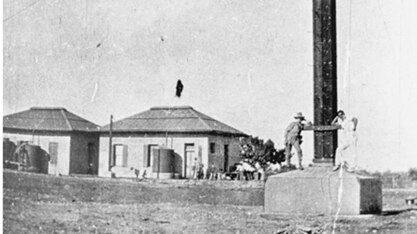 The Broome Coastal Radio Station in the early 1900s.