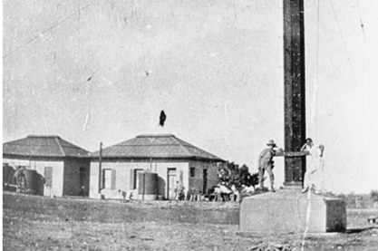 The Broome Coastal Radio Station in the early 1900s.