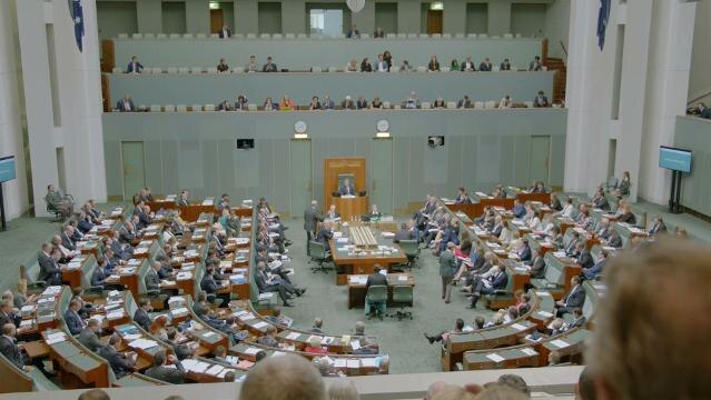Parliament House of House of Representatives in session