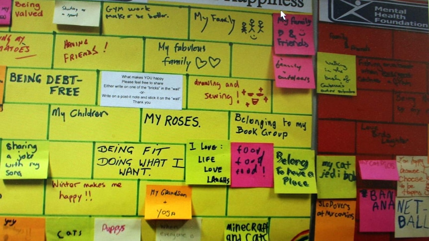 The ACT Mental Health Foundation's Wall of Happiness