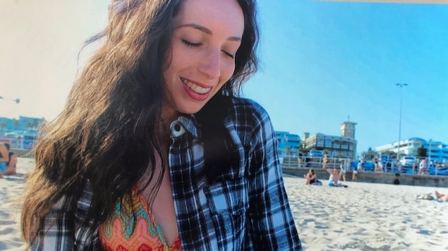 Sabrina Di Lembo pictured at the beach