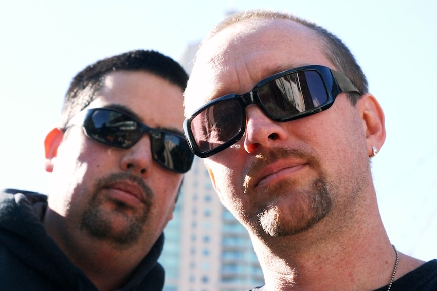 Marcelo Encina (left) is an MC and DJ who goes by the name Oakbridge