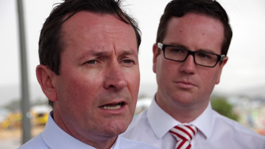 Mark McGowan with Matt Keogh