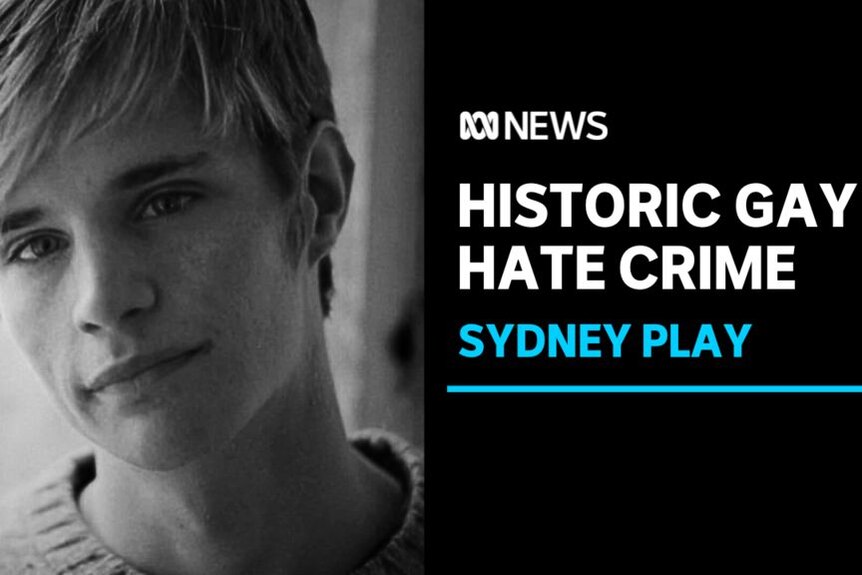HISTORIC GAY HATE CRIME, SYDNEY PLAY: A black and white portrait of gay hate crime victim Matthew Shepard