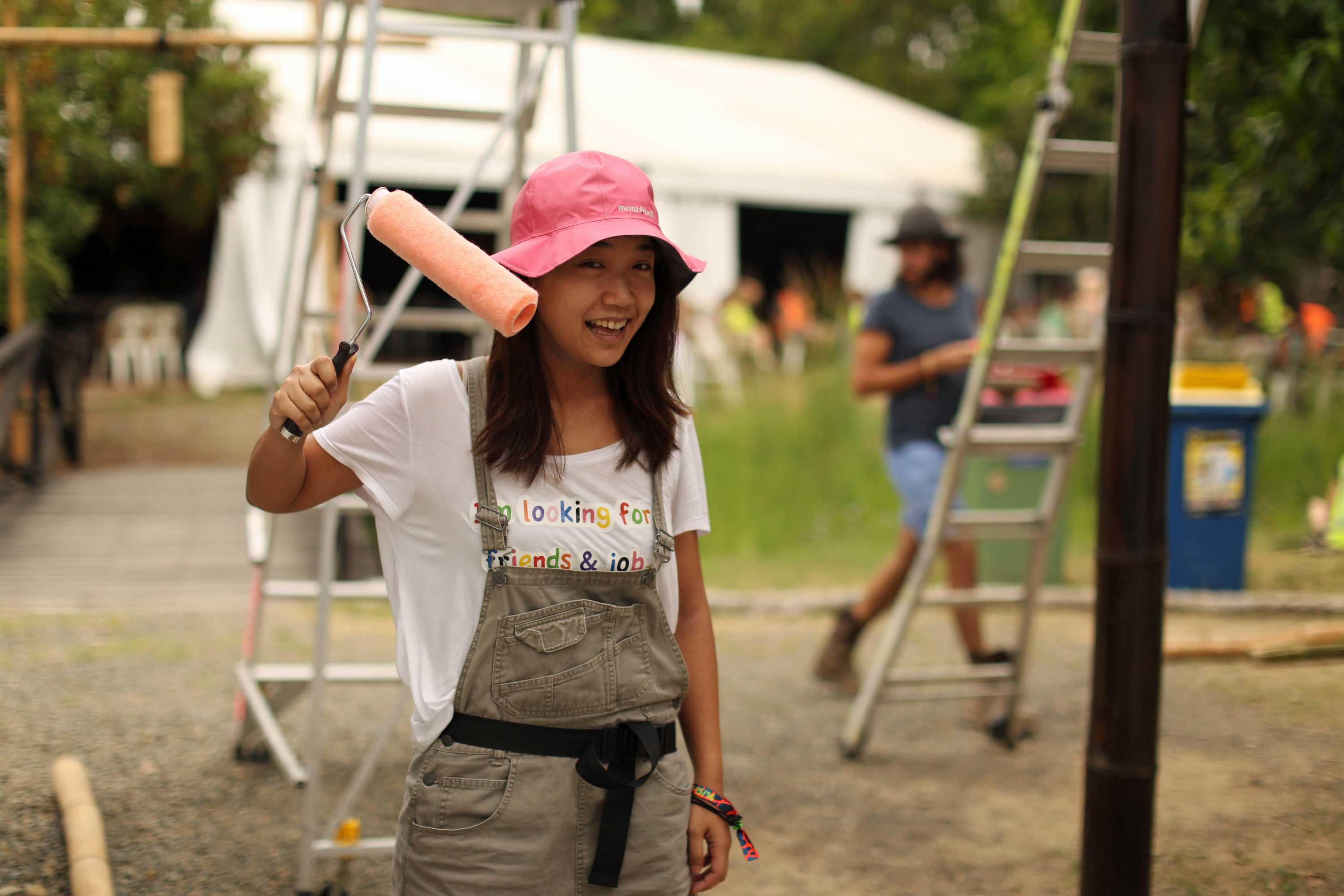 Woodford Folk Festival volunteers and workers the real party is in the