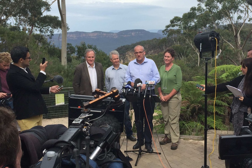 NSW Opposition Leader Luke Foley announces environment policy