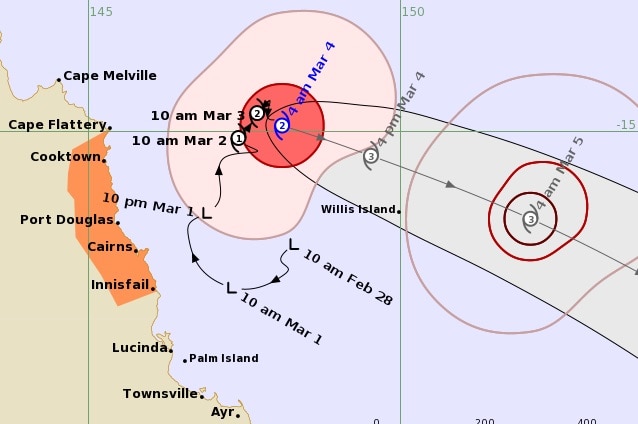 Track map of Tropical Cyclone Niran.