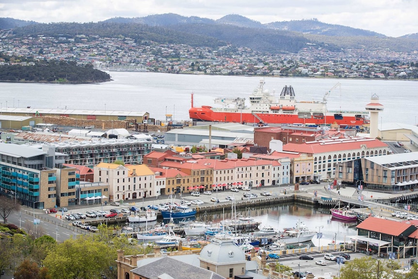 Nuyina in Hobart