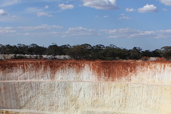 The Discovery Pit at Nimbus Silver mine in Kalgoorlie