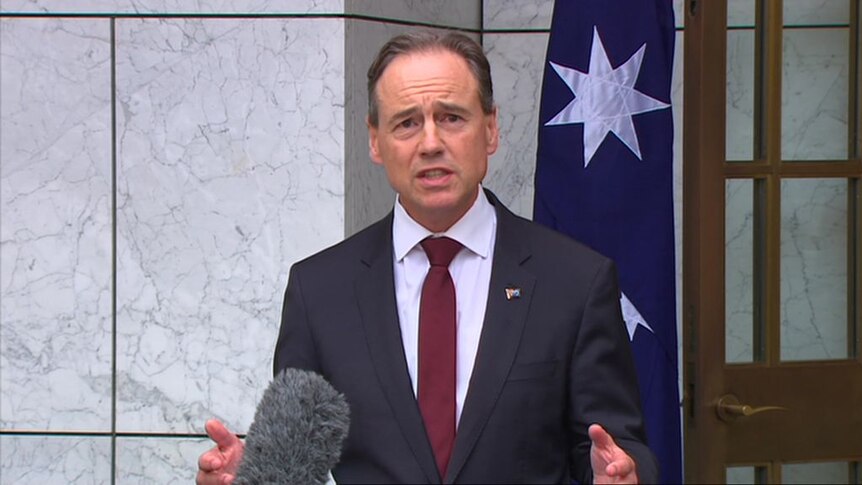 Greg Hunt says politicians from all parties will be vaccinated on a voluntary basis