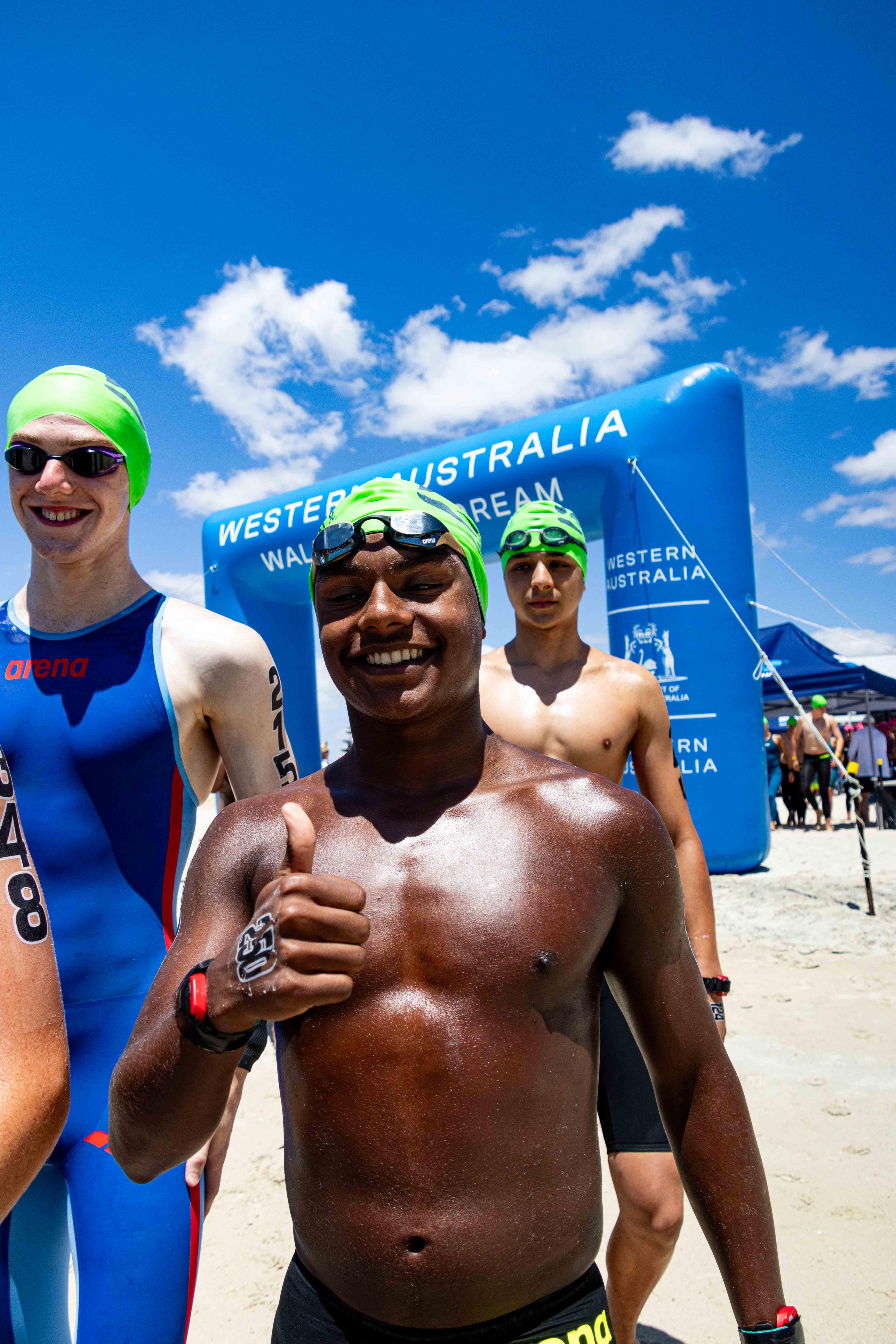 Tharusha Perera takes on Australian Open Water Swimming Championships