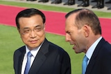 Tony Abbott and Li Keqiang