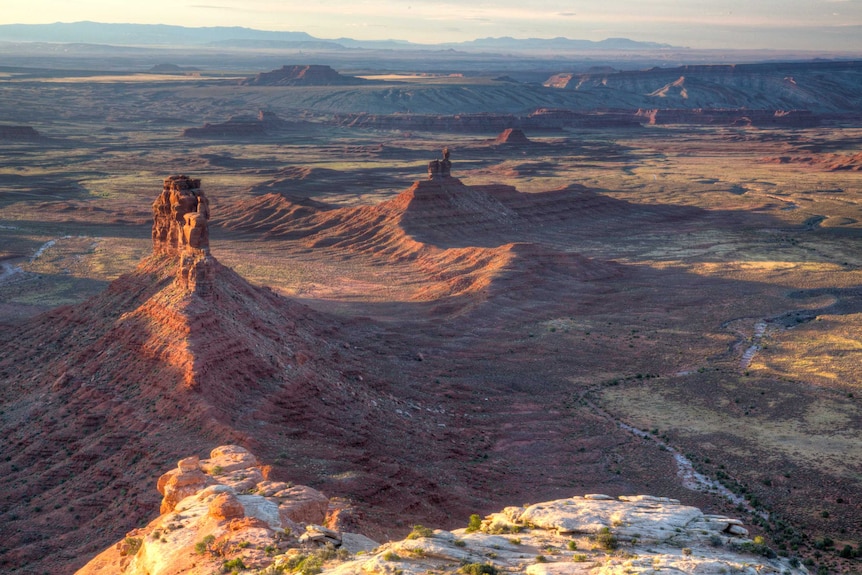 A desert landscape in the Bears Ears National Monument Park