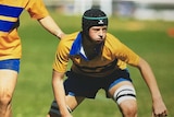 Ollie Bierhoff playing rugby union