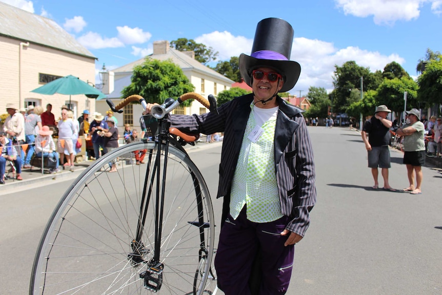 Wes Redditch, penny-farthing championships 2017