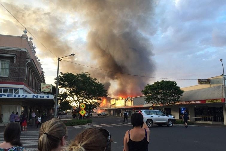 Fire destroys Royal Hotel Roma