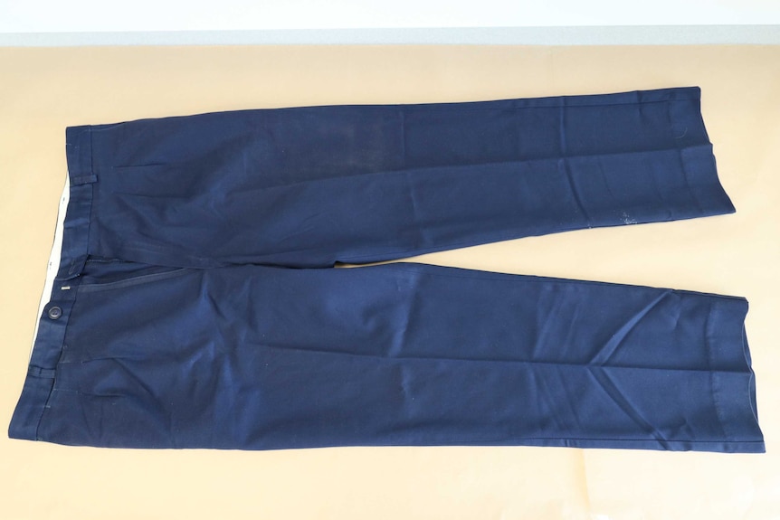 Claremont exhibit 15190 Telstra trousers - front