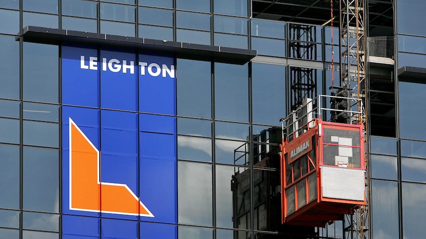 The logo of construction company Leighton Holdings Limited
