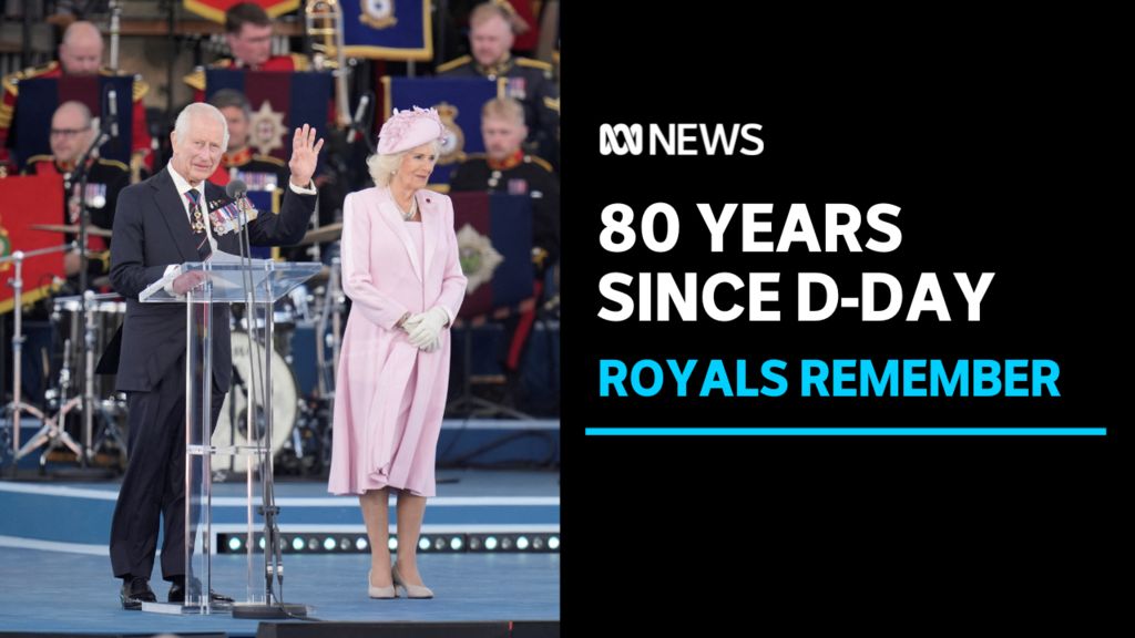 British royals join WWII veterans to mark 80th anniversary of D-Day ...