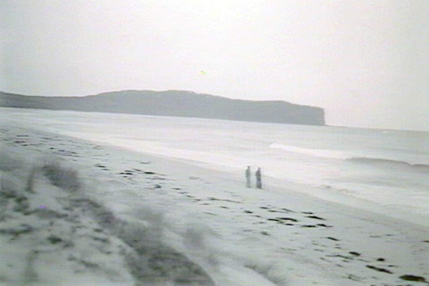 This photo of the surf beach at Durras was taken by an official NSW photographer in May, 1940.