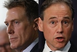 A composite image of Christian Porter and Greg Hunt 