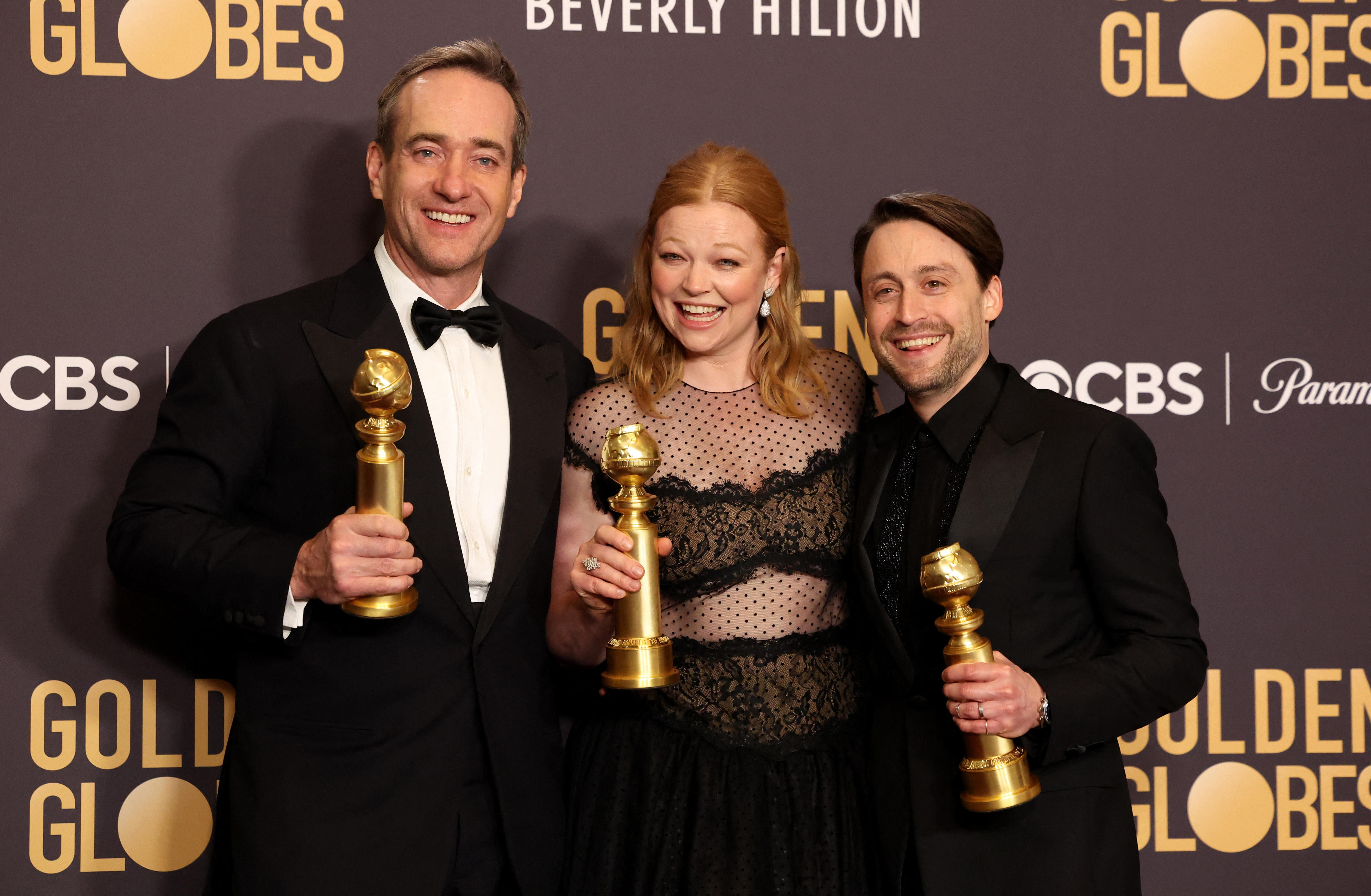 Oppenheimer cleans up at Golden Globes, Barbie takes out two awards as