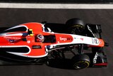 Marussia team's Max Chilton