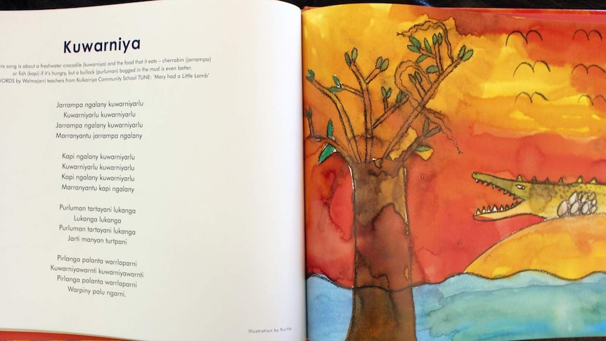 Kuwarniya song in the Yakanarra Song Book