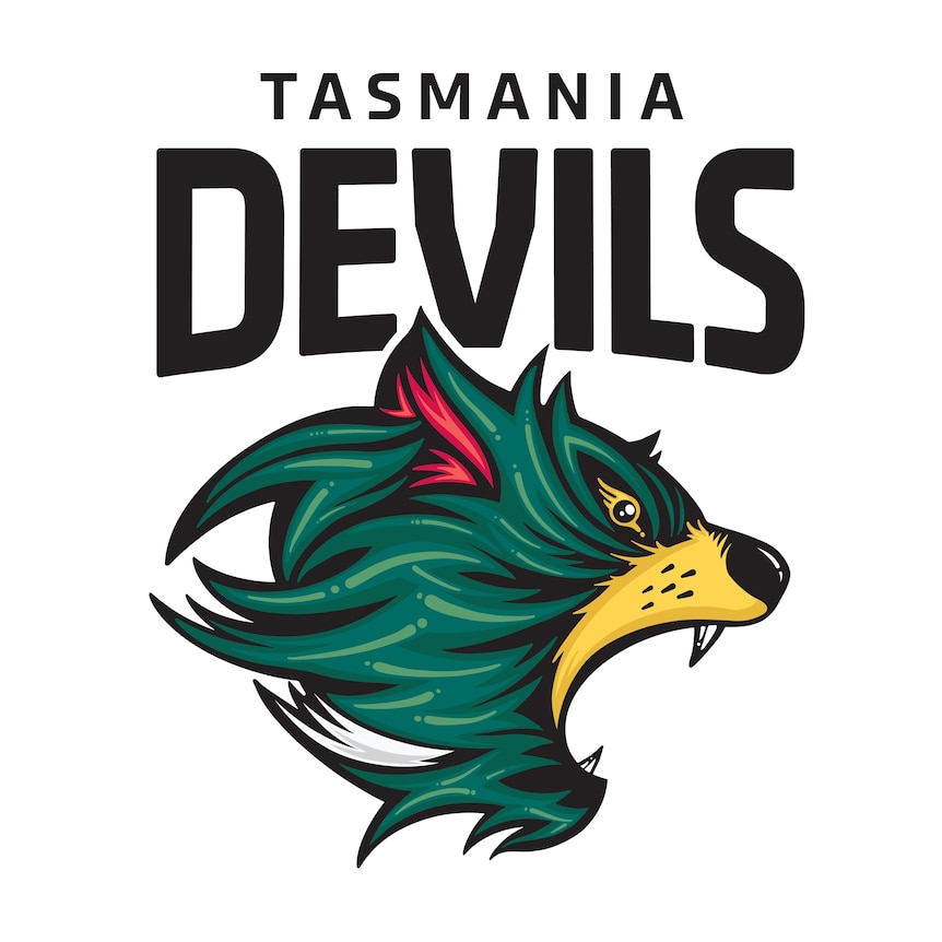 Дизайн логотипа команды Tasmania Devils AFL.