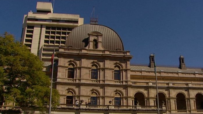 Qld Parliament House building in Brisbane