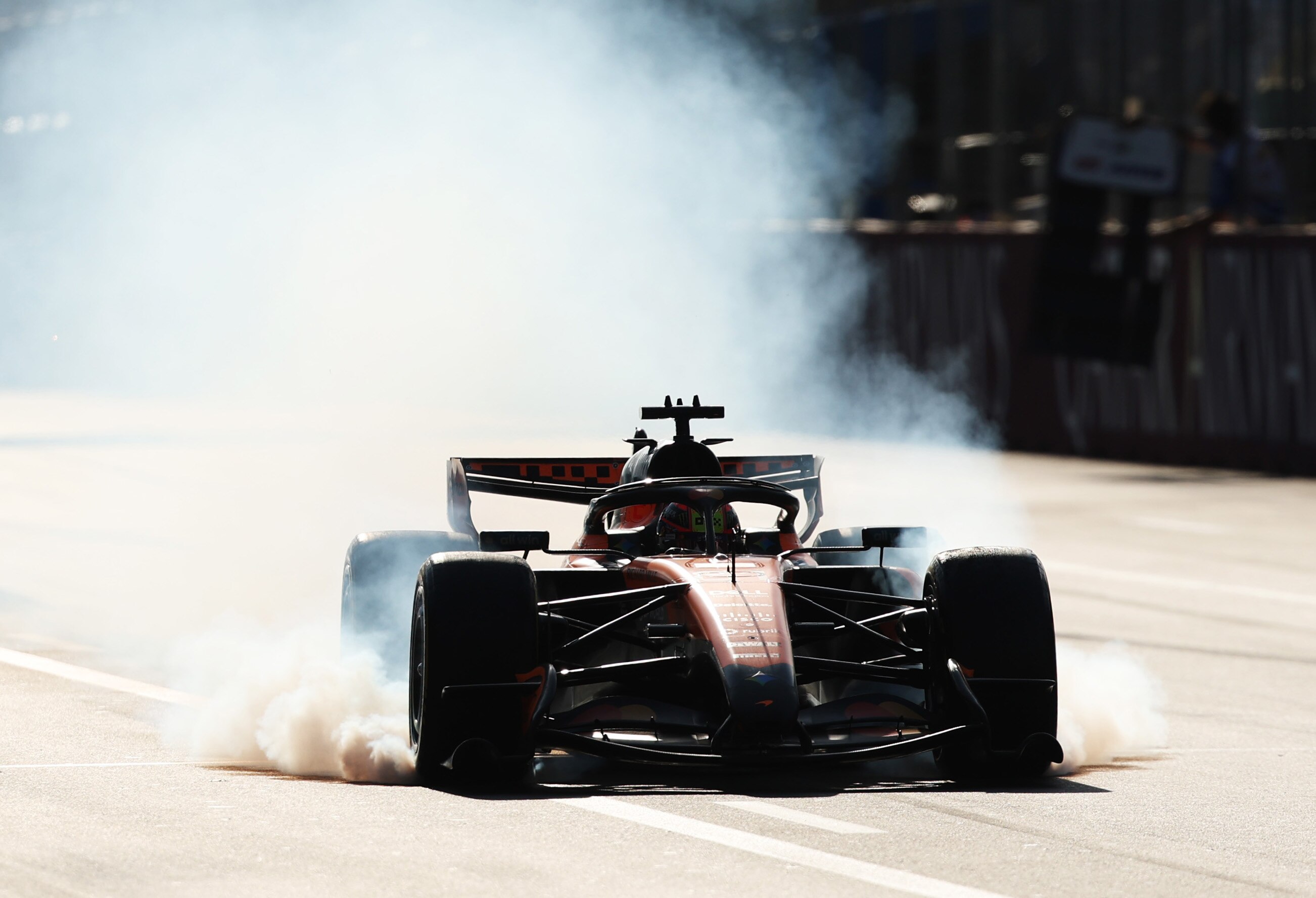 George Russell Holds Off Max Verstappen to Win Dramatic Azerbaijan Grand Prix