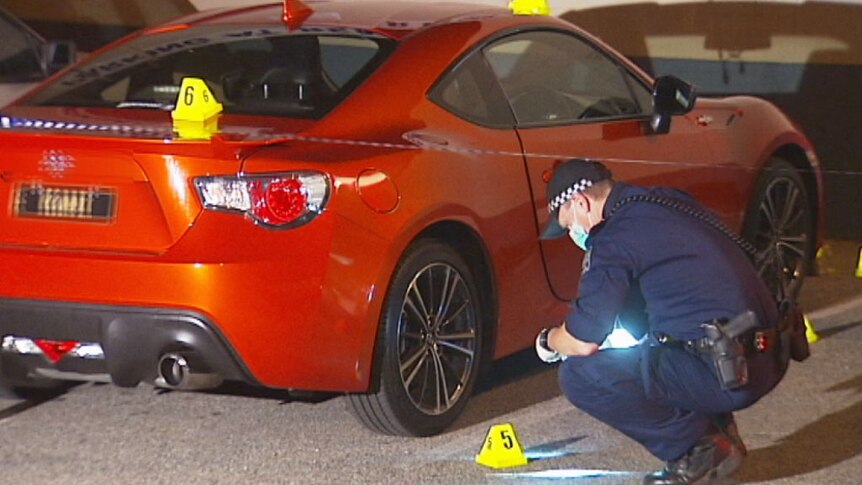 Police investigate stabbing scene at Blair Athol