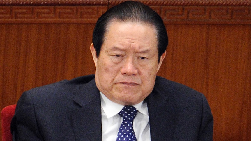 Zhou Yongkang from China's ruling Communist Party who is now the centre of a corruption scandal